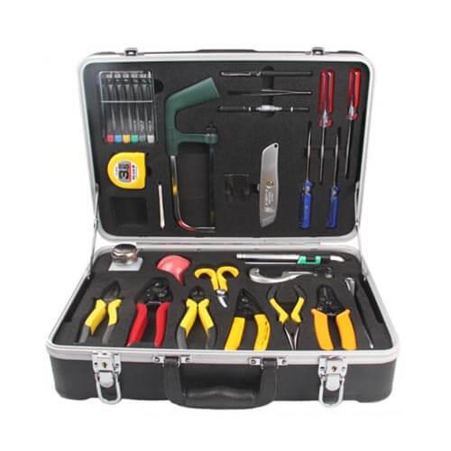 Fiber Optic Tool Kits: Installation/Fusion Splicing/FTTH/Test/Cleaning-image