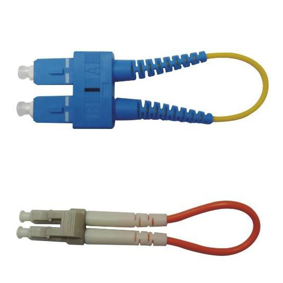 Fiber Loopback Patch Cords: PC/APC/UPC, SM/MM, RoHS Compliant-image