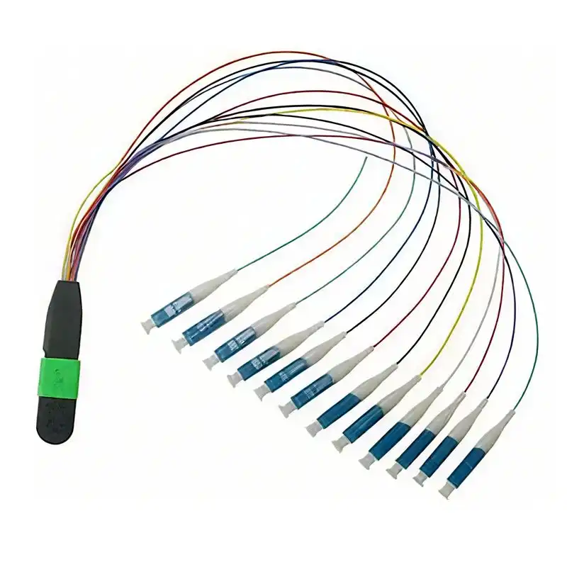 Fiber Optic Fan-Out Patch Cords: MPO/MTP, SM/MM, RoHS Compliant-image